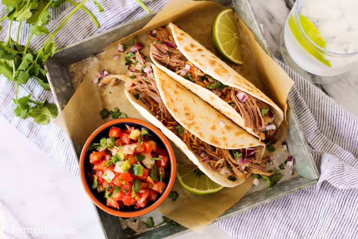 Carnitas with Sauteed Sweet Peppers • a farmgirl's dabbles