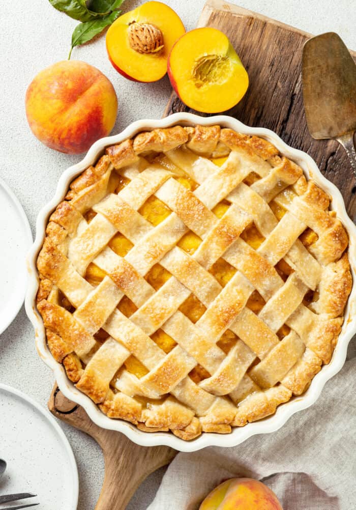 Easy Homemade Peach Pie Recipe A Farmgirl S Dabbles