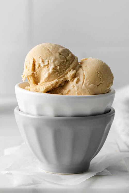 Easy Peanut Butter Ice Cream Recipe | A Farmgirl's Dabbles