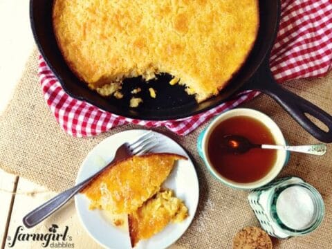 Dairy Free Cornbread In A Cast Iron Skillet - Yay Kosher