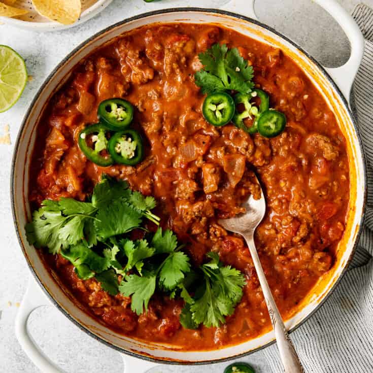 Cheesy Ground Beef Taco Dip Recipe | A Farmgirl's Dabbles