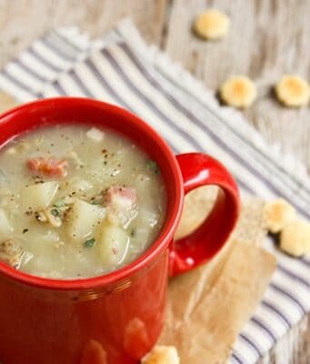 Clam Chowder with Salt Pork Belly