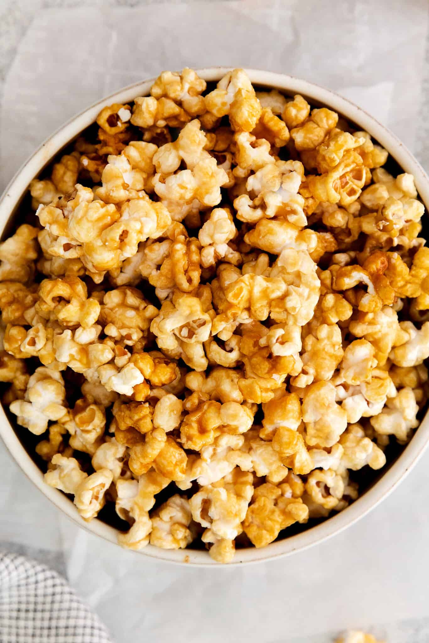 Easy Microwave Caramel Popcorn l A Farmgirl's Dabbles