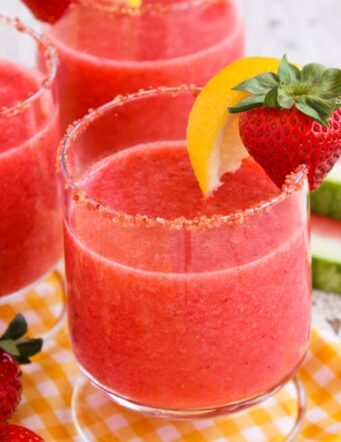 frozen strawberry watermelon lemonade