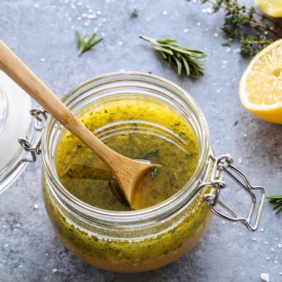 Herby Lemon Vinaigrette Recipe • a farmgirl's dabbles