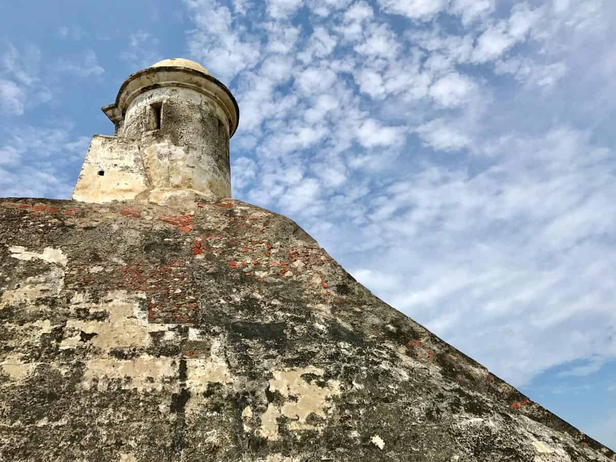 Castillo de San Felipe de Barajas at Cartagena, Colombia