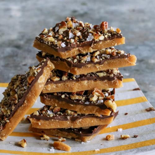 Easy Buttercrunch Toffee Recipe | A Farmgirl's Dabbles