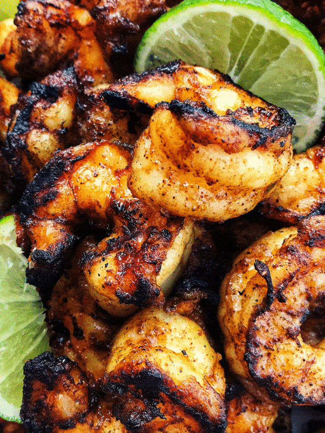 The BEST Grilled Shrimp Skewers - A Farmgirl's Dabbles