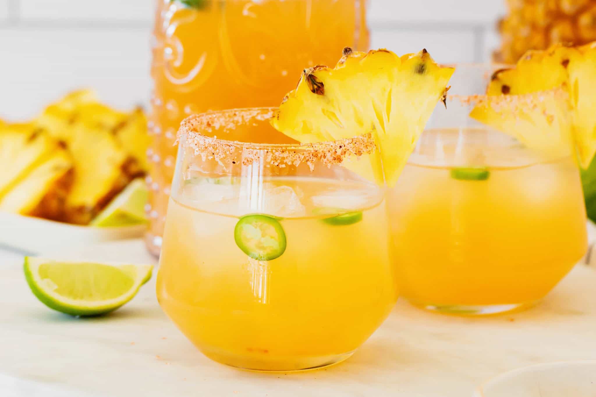 Pineapple Jalapeño Margarita - A Farmgirl's Dabbles