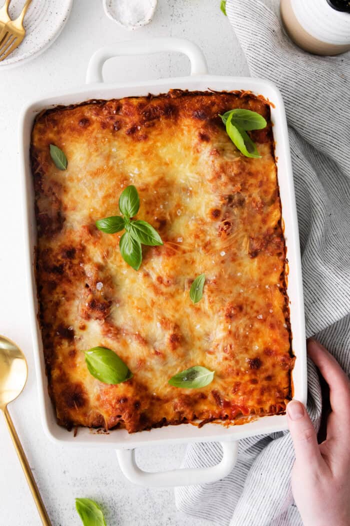 Classic Lasagna Recipe l A Farmgirl's Dabbles