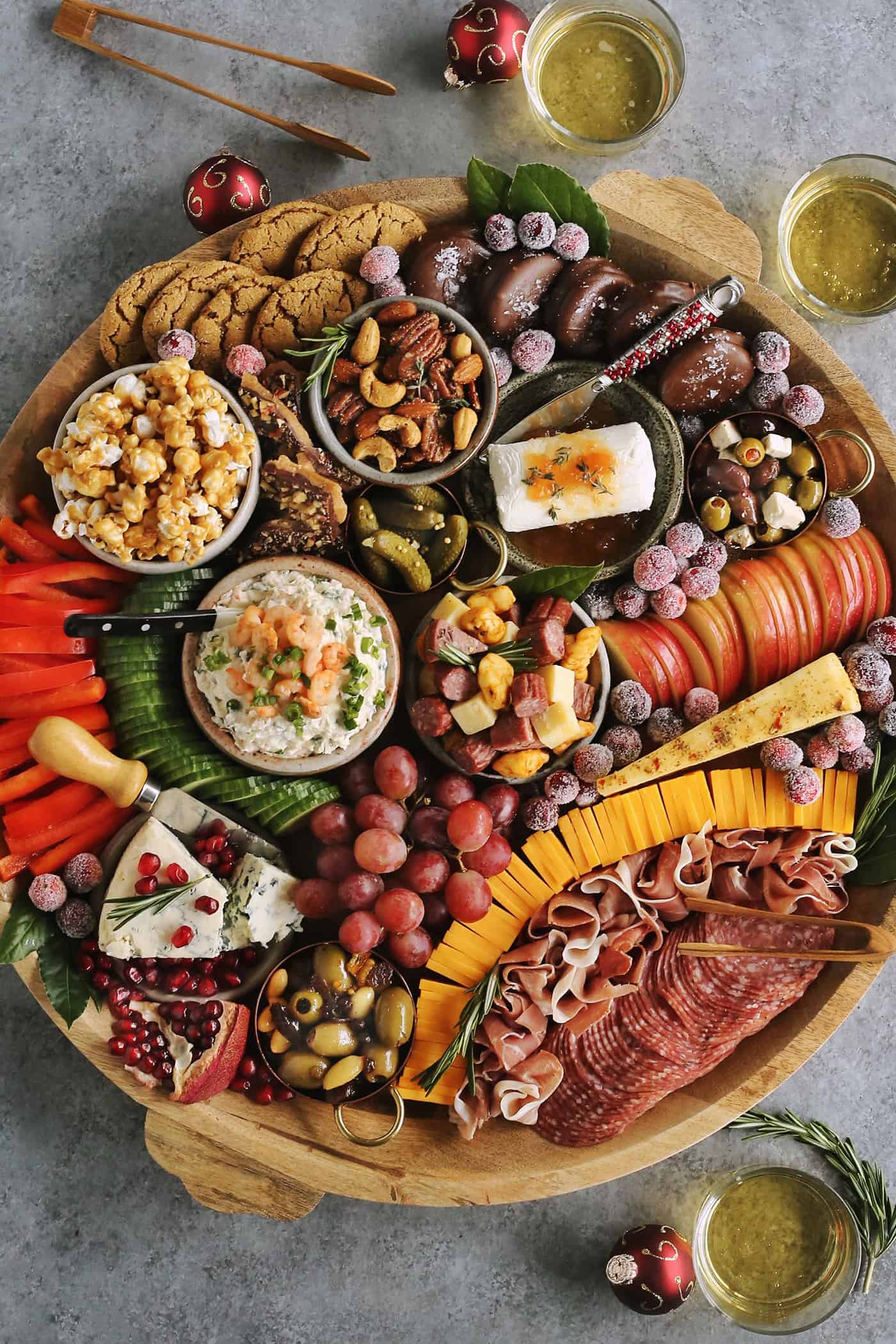 Large Wooden Charcuterie Board