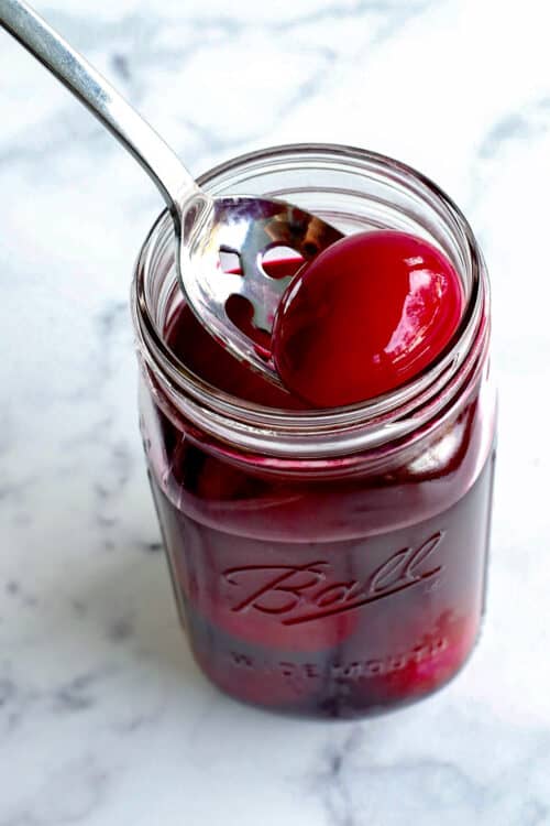 2 Ingredient Beet Pickled Eggs l A Farmgirl's Dabbles