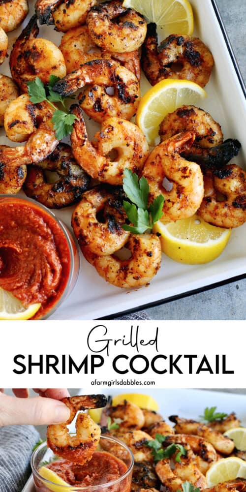 The Best Grilled Shrimp Cocktail Recipe L A Farmgirl's Dabbles