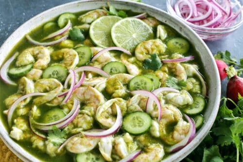 Easy Shrimp Aguachile Recipe L A Farmgirl's Dabbles