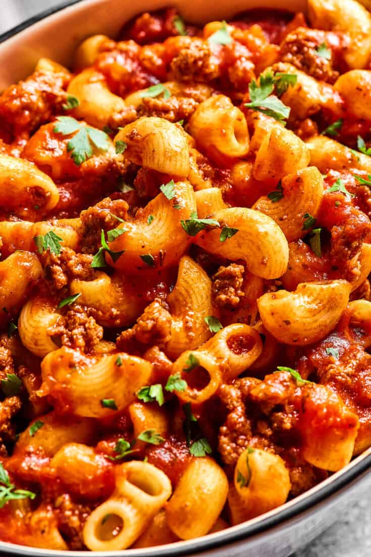 Easy Homemade Beefaroni l A Farmgirl's Dabbles