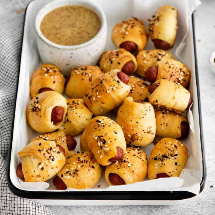 Everything Bagel Pigs in a Blanket l A Farmgirl's Dabbles