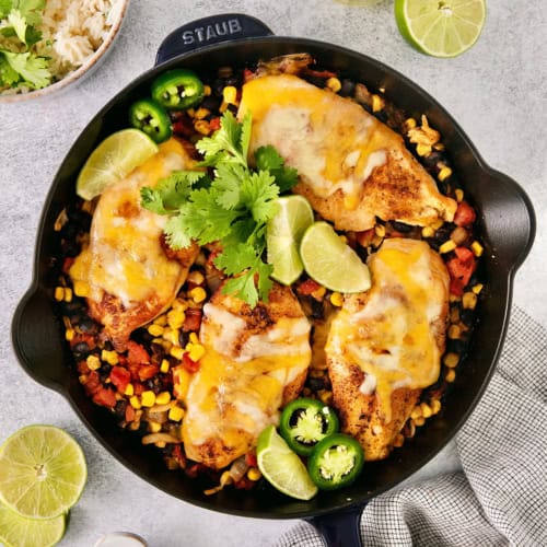 Easy Cowboy Chicken Skillet l A Farmgirl's Dabbles