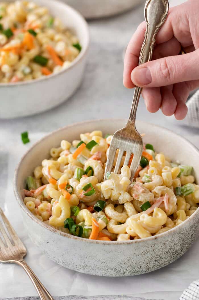 Hawaiian Macaroni Salad | A Farmgirl's Dabbles