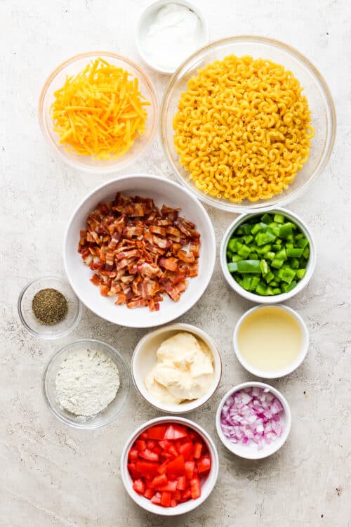 Bacon Ranch Pasta Salad | A Farmgirl's Dabbles