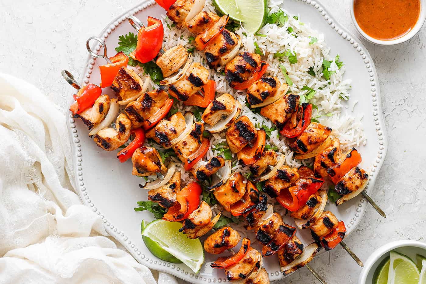 BBQ Chicken Skewers - Sum of Yum