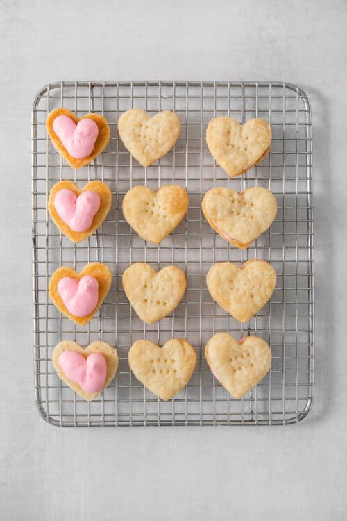 Strawberry Wafer Cookies | A Farmgirl's Dabbles